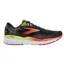 Brooks Men's Ghost 16 Black/Mandarin Red/Green