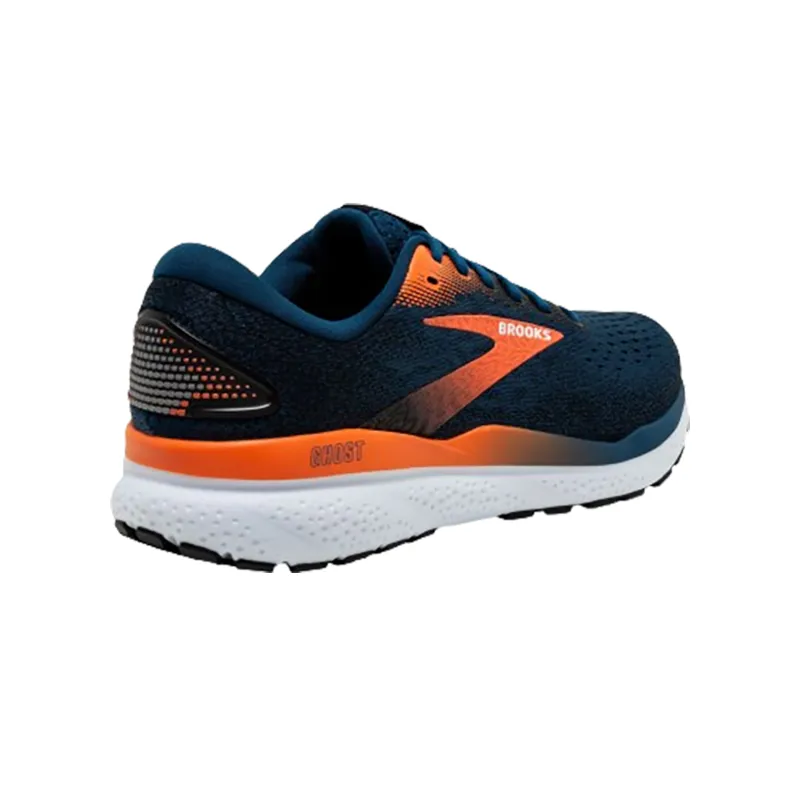 Brooks Men's Ghost 16 Blue Opal/Black/Nasturtium Blue-4