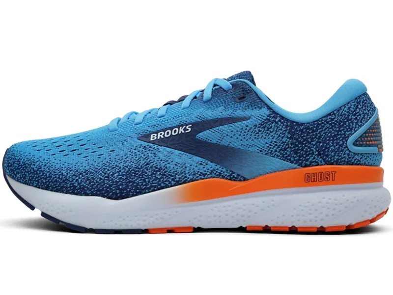Brooks Men's Ghost 16 Bonnie Blue/Blue Ribbon/Orange-1