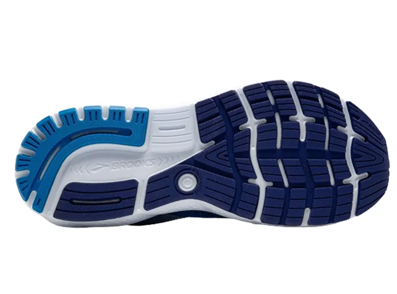 Brooks Men's Ghost 16 Electric Blue/Navy/Lemon-5