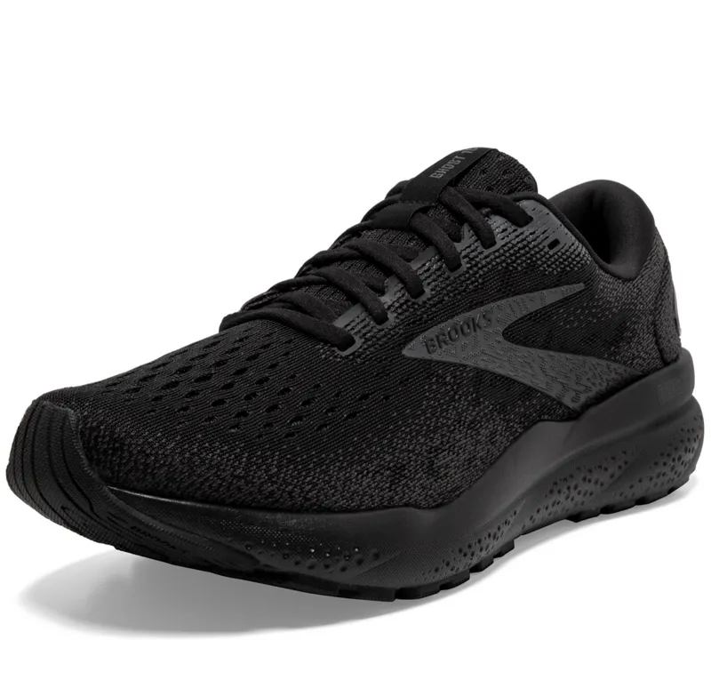 Brooks Men's Ghost 16 Extra WIDE Black/Ebony-3