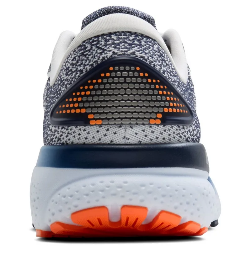 Brooks Men's Ghost 16 White/Peacoat/Orange-2