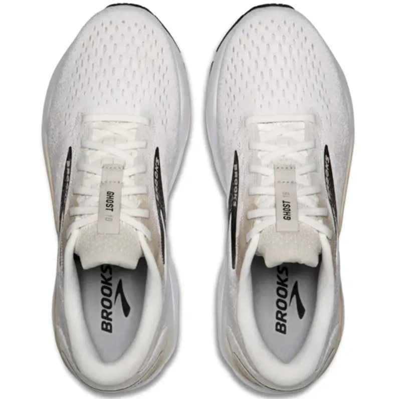 Brooks Men's Ghost 16 White/Pelican/Oyster-4