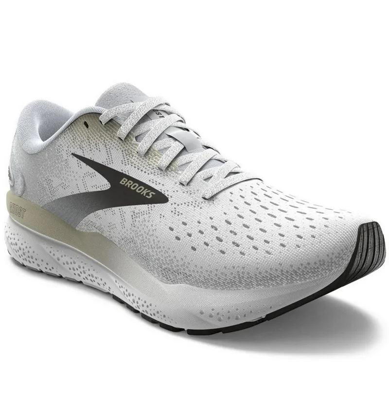 Brooks Men's Ghost 16 White/Pelican/Oyster-2