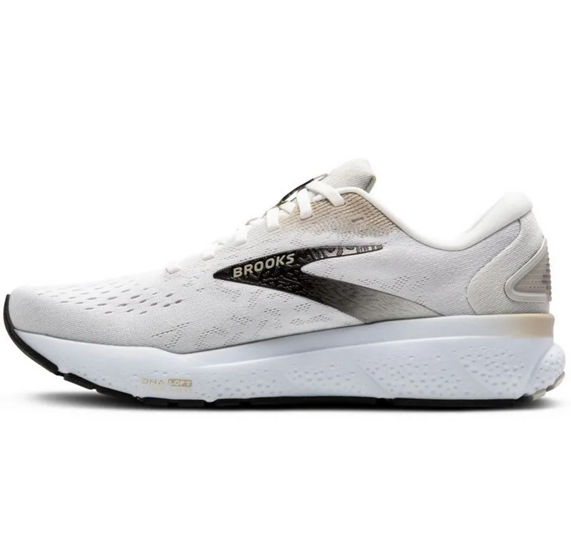Brooks Men's Ghost 16 White/Pelican/Oyster-1