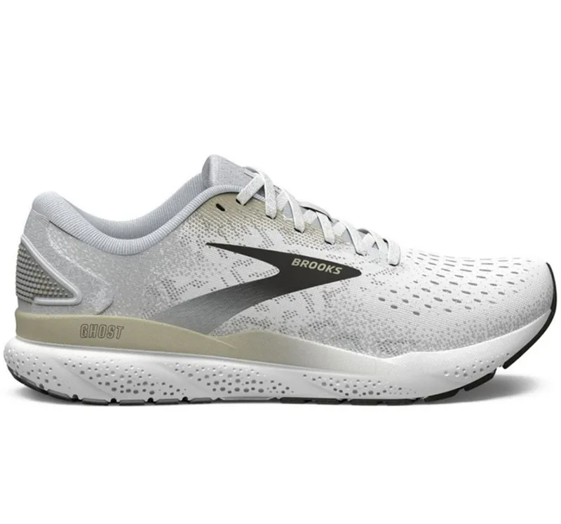 Brooks Men's Ghost 16 White/Pelican/Oyster