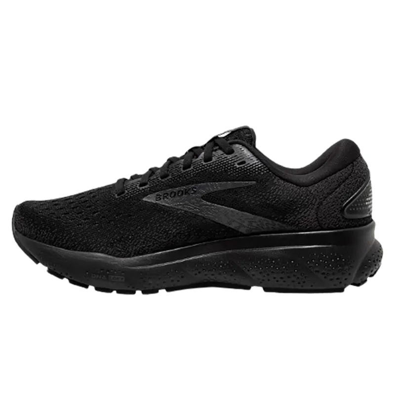 Brooks Men's Ghost 16 Running Shoes WIDE - Black/Ebony-1