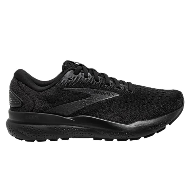 Brooks Men's Ghost 16 Running Shoes WIDE - Black/Ebony
