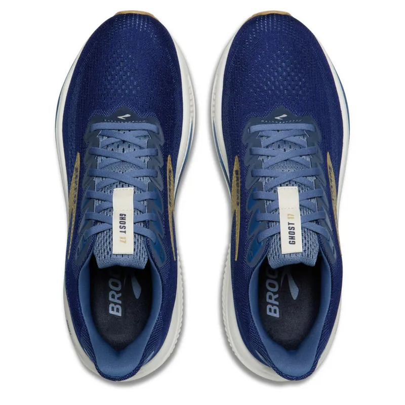 Brooks Men's Ghost 17 Beacon Blue/Moonlight/Starfish-5