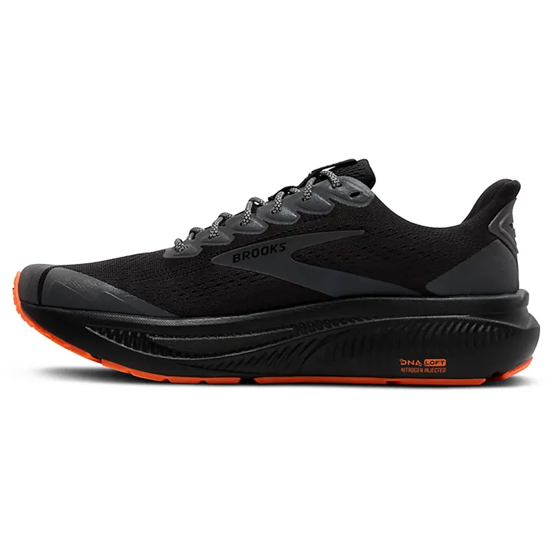 Brooks Men's Ghost 17 Black/Orange-1