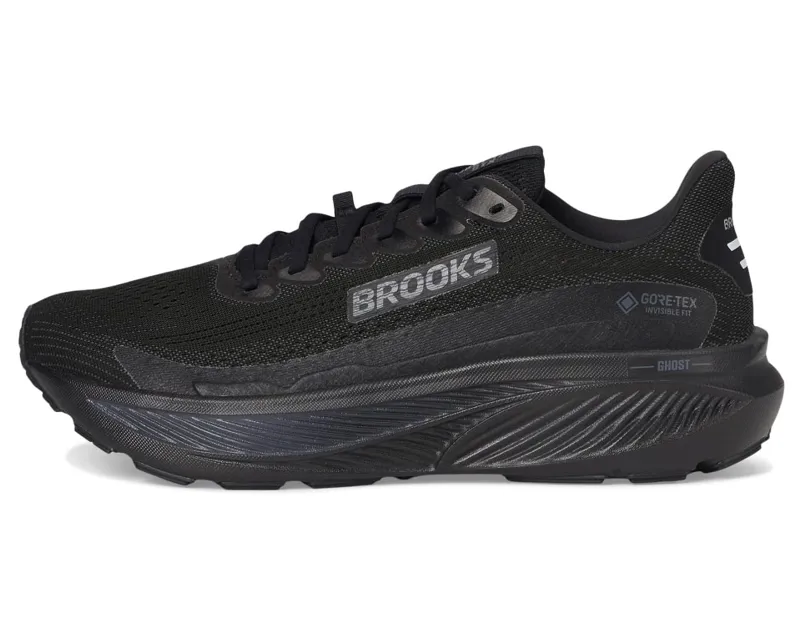 Brooks Men's Ghost 17 GTX Black/Black/Ebony-1