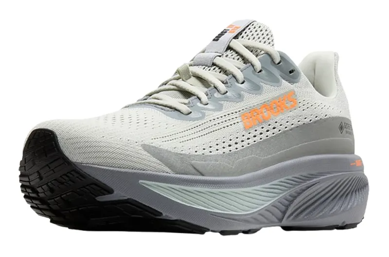 Brooks Men's Ghost 17 GTX Smoke/Primer Grey/Orange-4