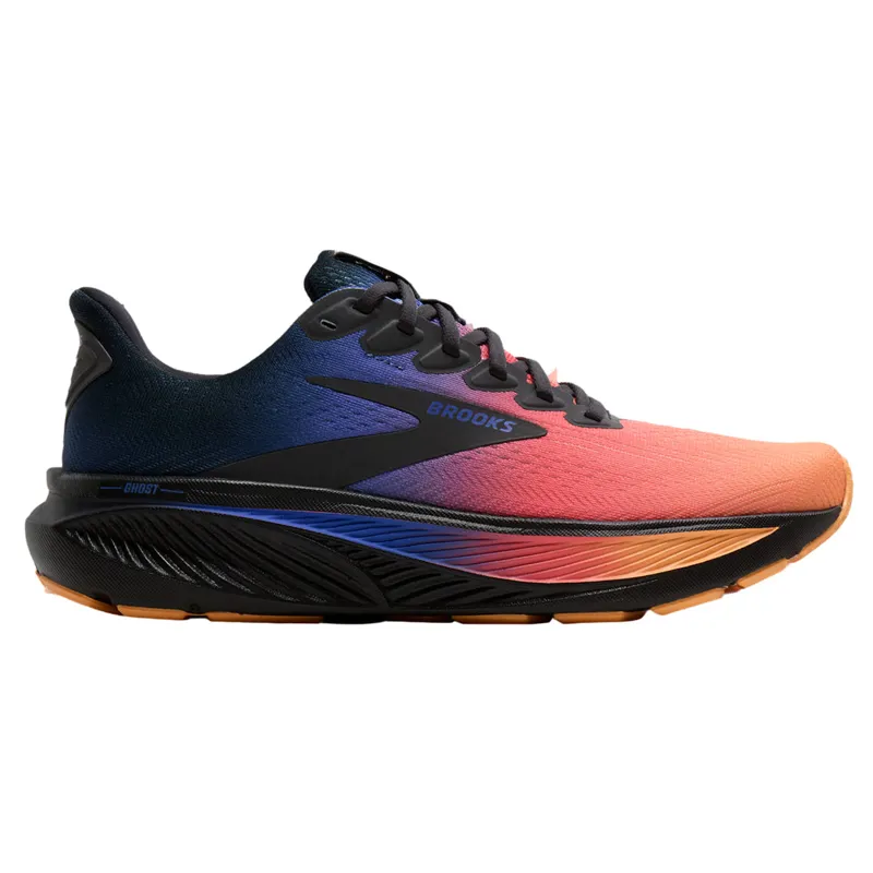 Brooks Men's Ghost 17 Night/Blue/Papaya