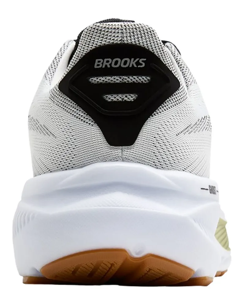 Brooks Men's Ghost 17 White/Black/Tea-4