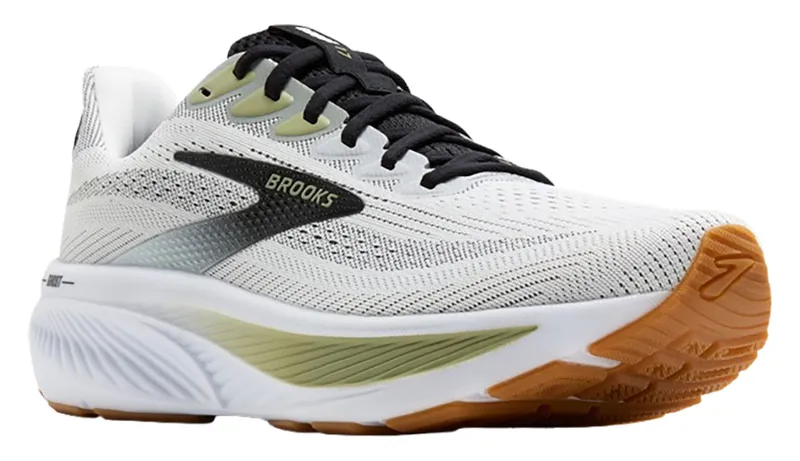 Brooks Men's Ghost 17 White/Black/Tea-2