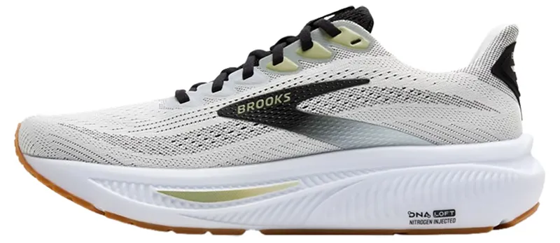 Brooks Men's Ghost 17 White/Black/Tea-1