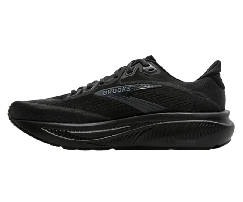 Brooks Men's Ghost 18 Black/Black/Ebony-1