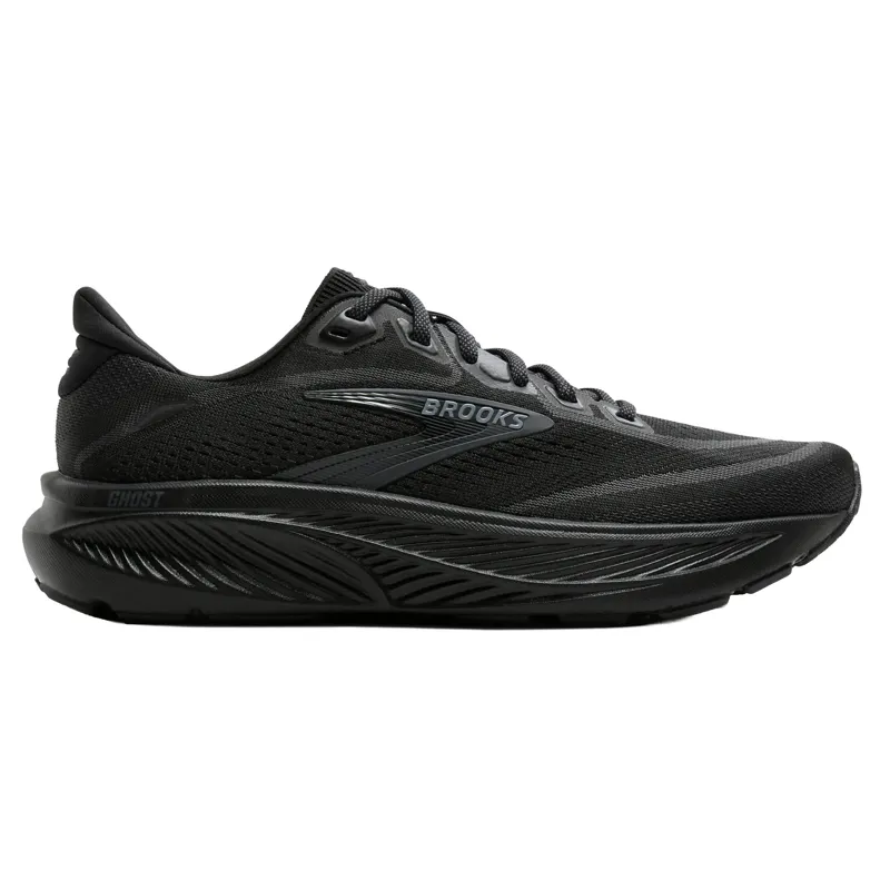 Brooks Men's Ghost 18 Extra Wide Black/Black/Ebony