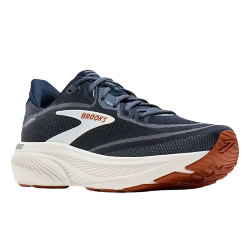 Brooks Men's Ghost 18 Navy Blazer/Red Earth/Blue-2