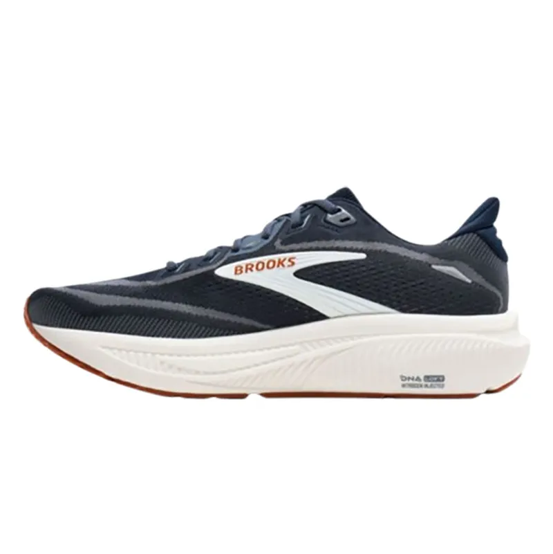 Brooks Men's Ghost 18 Navy Blazer/Red Earth/Blue-1