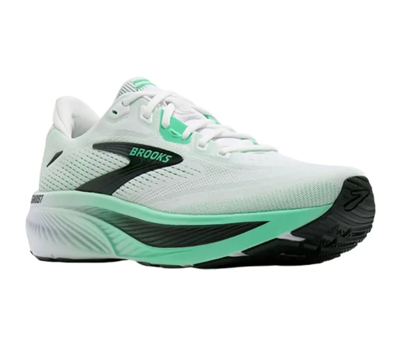 Brooks Men's Ghost 18 White/Spring Bud/Spruce-2