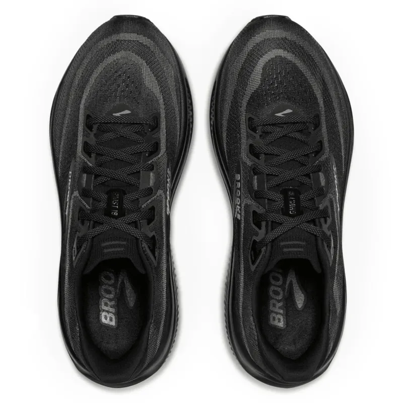Brooks Men's Ghost 18 Wide Black/Black/Ebony-5