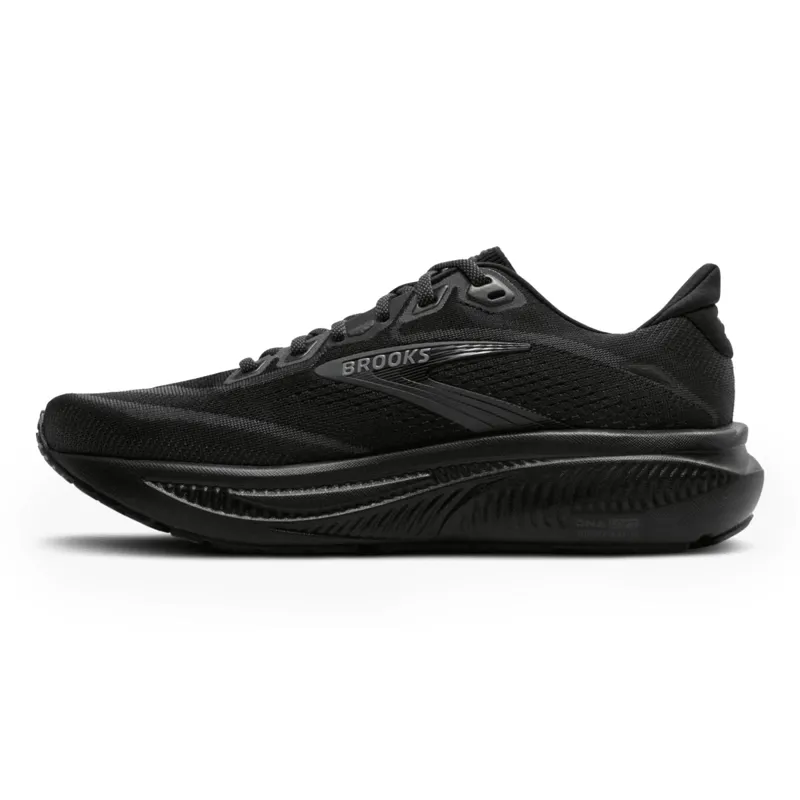 Brooks Men's Ghost 18 Wide Black/Black/Ebony-1
