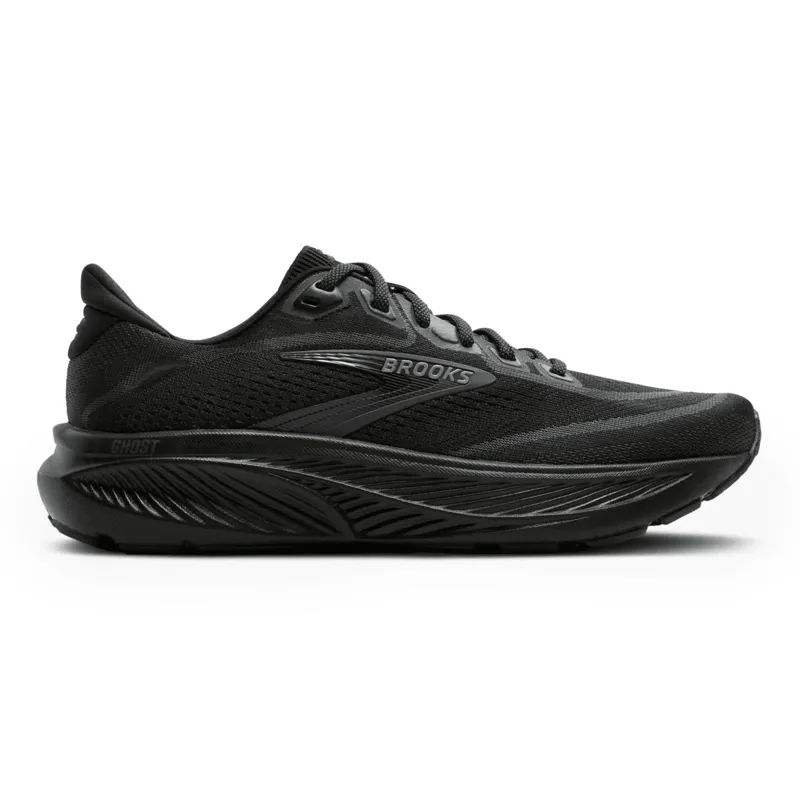 Brooks Men's Ghost 18 Wide Black/Black/Ebony