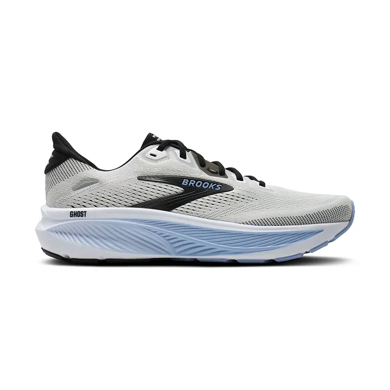Brooks Men's Ghost 18 White/Black/Open Air
