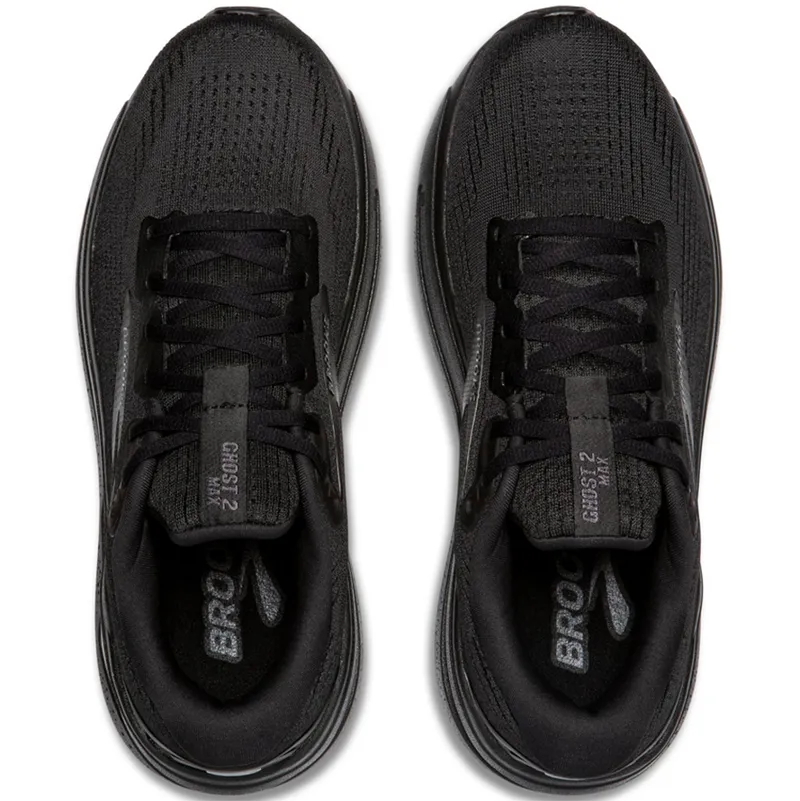 Brooks Men's Ghost Max 2 Black/Black/Ebony-5