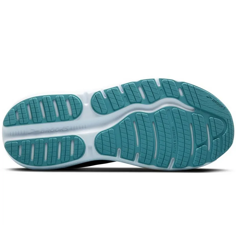 Brooks Men's Ghost Max 2 Moroccan Blue/Aqua/Orange Pop-6