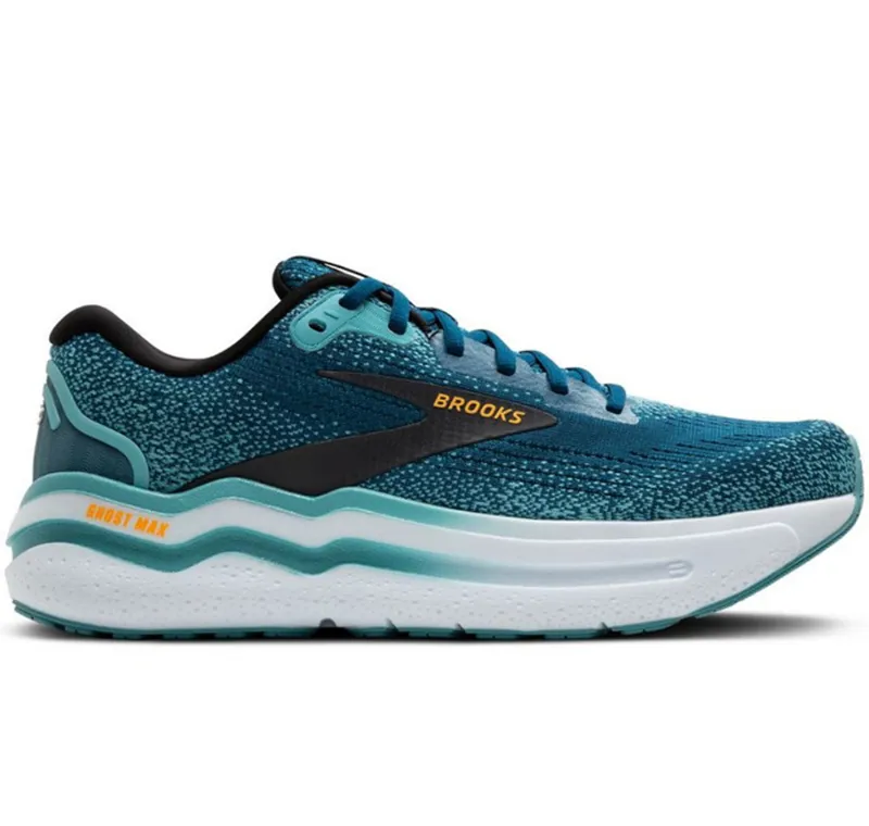 Brooks Men's Ghost Max 2 Moroccan Blue/Aqua/Orange Pop