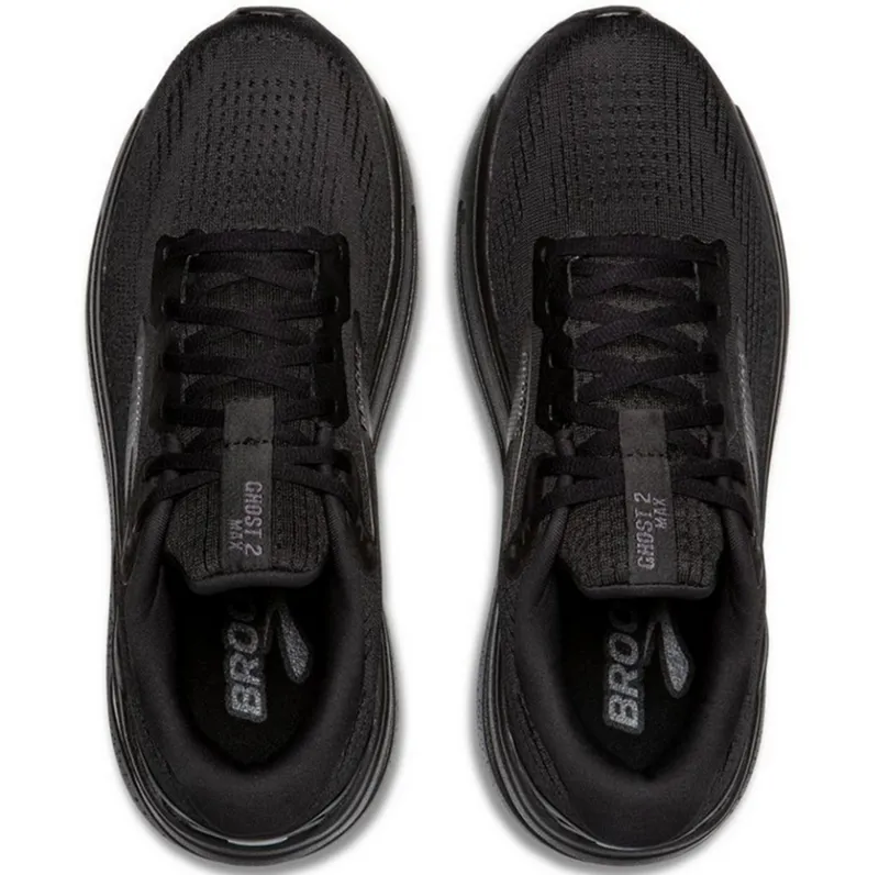 Brooks Men's Ghost Max 2 WIDE - Black/Black/Ebony-4