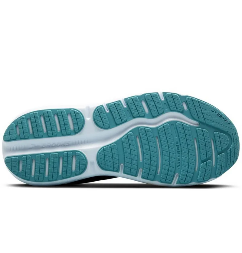 Brooks Men's Ghost Max 2 WIDE Moroccan Blue/Aqua/Orange Pop-5