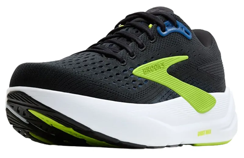 Brooks Men's Ghost Max 3 Black/Navy/Acid Lime-3