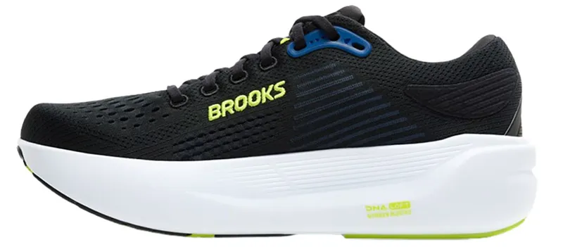 Brooks Men's Ghost Max 3 Black/Navy/Acid Lime-7