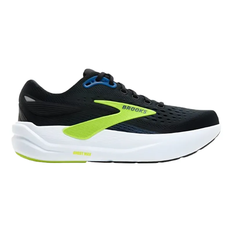 Brooks Men's Ghost Max 3 Black/Navy/Acid Lime