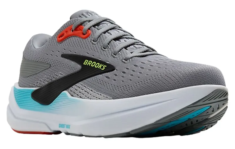 Brooks Men's Ghost Max 3 Primer Grey/Antarctica/Red-2