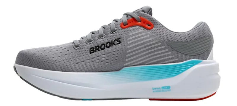 Brooks Men's Ghost Max 3 Primer Grey/Antarctica/Red-1