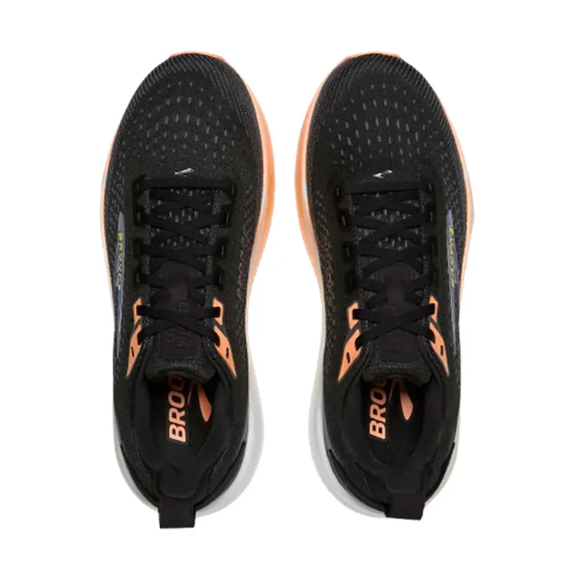 Brooks Men's Ghost Max 4 Black/Folkstone/Cyber Peach-5