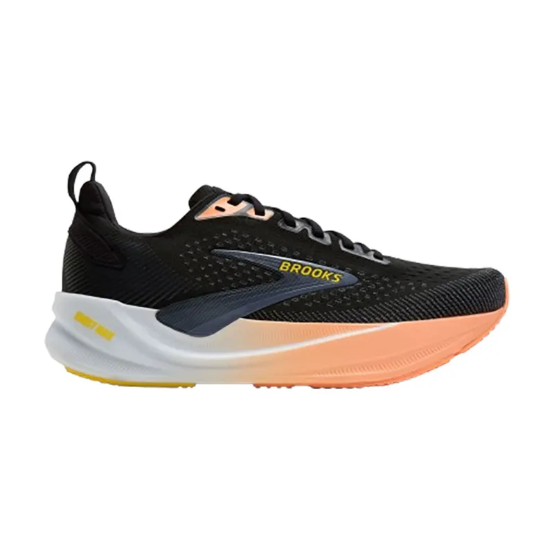 Brooks Men's Ghost Max 4 Black/Folkstone/Cyber Peach