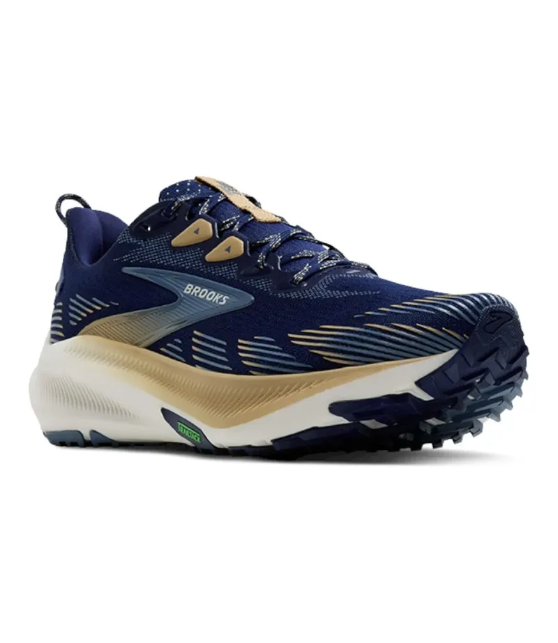 Brooks Men's Ghost Trail Blue/Starfish/Moonlight-2