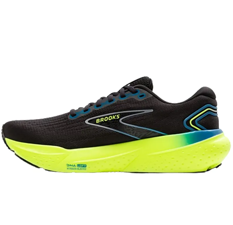 Brooks Men's Glycerin 21 Black/Blue/Nightlife-1