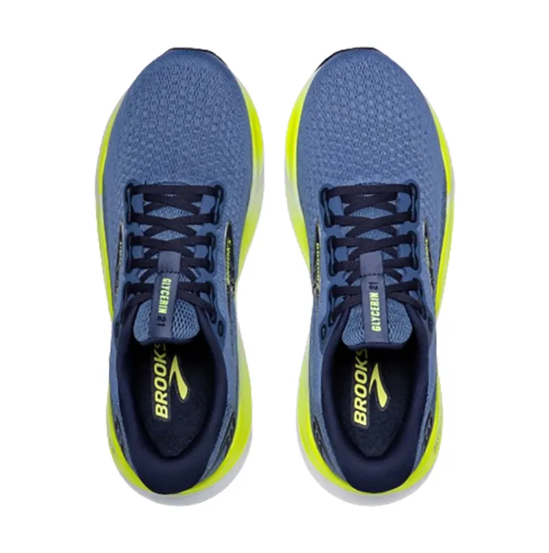 Brooks Men's Glycerin 21 Blue/Peacoat/Nightlife-5