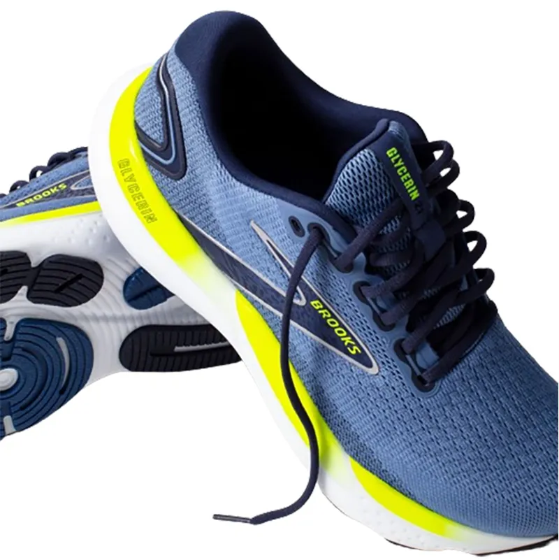 Brooks Men's Glycerin 21 Blue/Peacoat/Nightlife-3