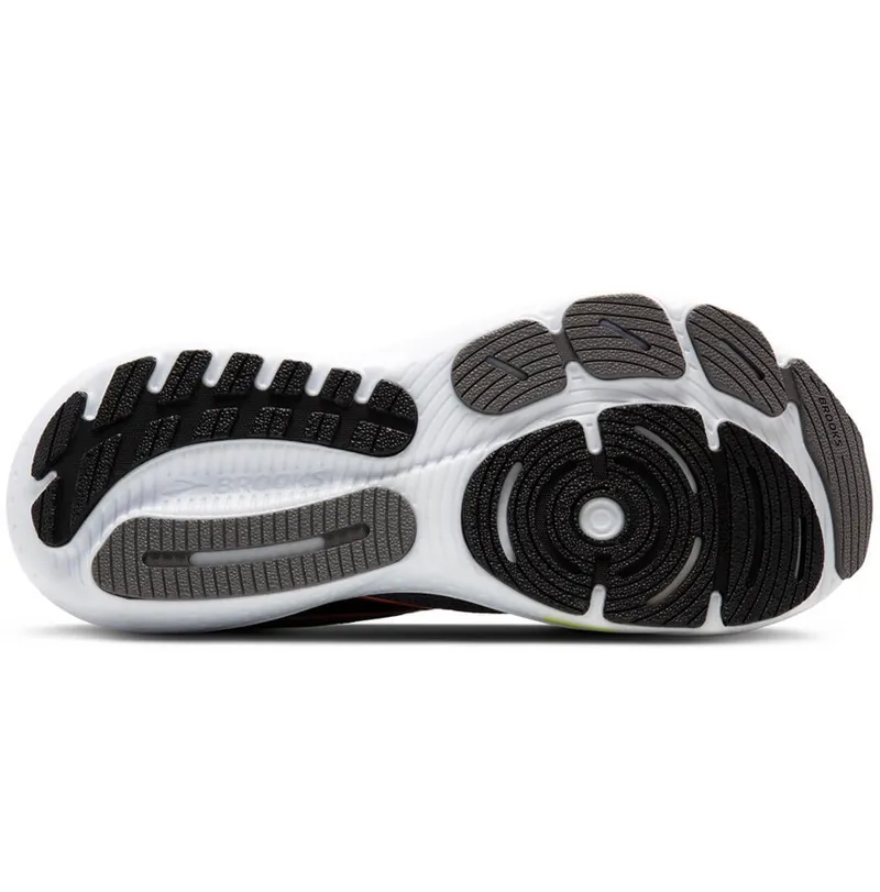 Brooks Men's Glycerin 21 Grey/Mandarin Red/Green-6