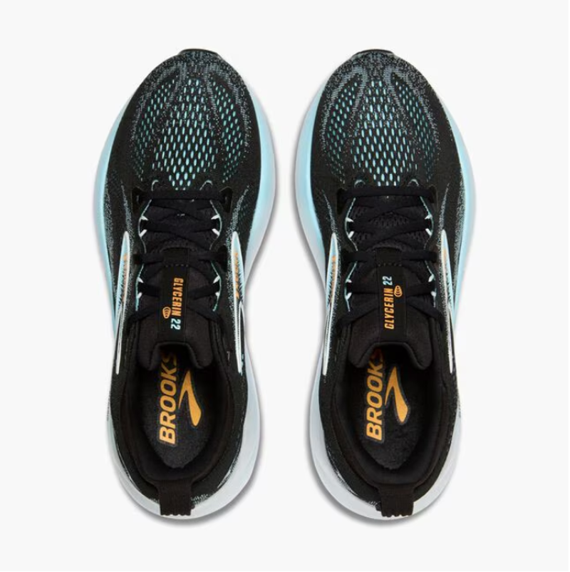Brooks Men's Glycerin 22 Black/Atomizer/Blazing Orange-3