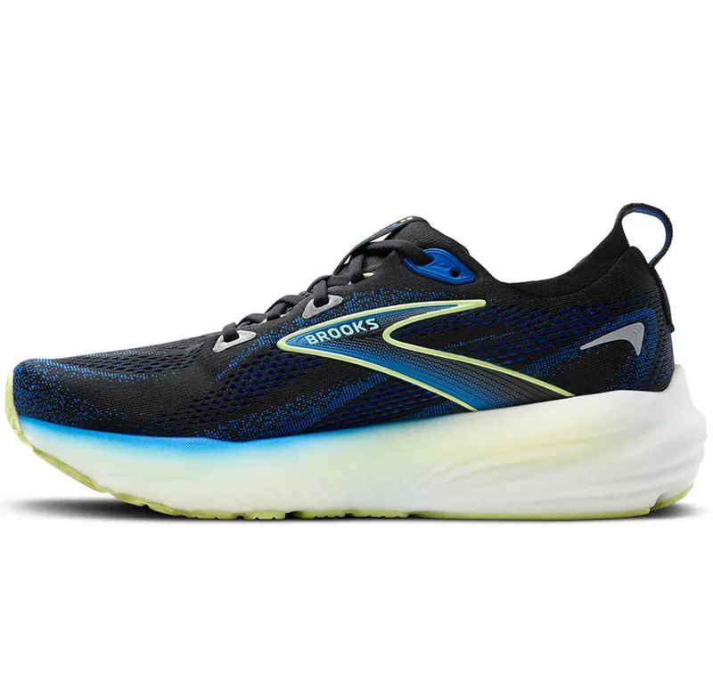 Brooks Men's Glycerin 22 Black/Cobalt/Neo Yellow-1