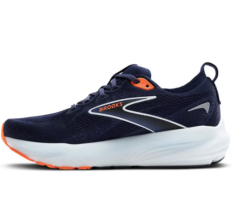 Brooks Men's Glycerin 22 Peacoat/Blue Ribbon/Orange-1