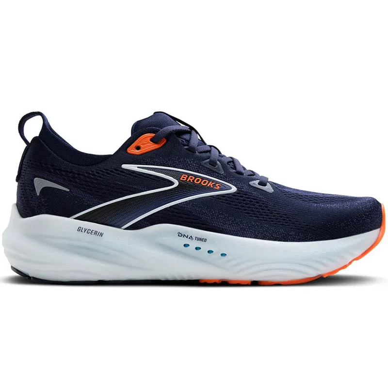 Brooks Men's Glycerin 22 Peacoat/Blue Ribbon/Orange